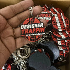 Designer Trappin Worldwide Keychain