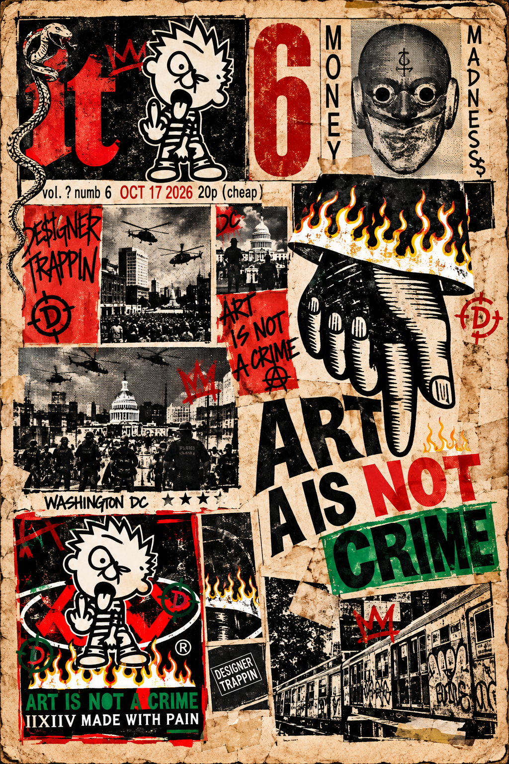 Art Is Not A Crime Tee
