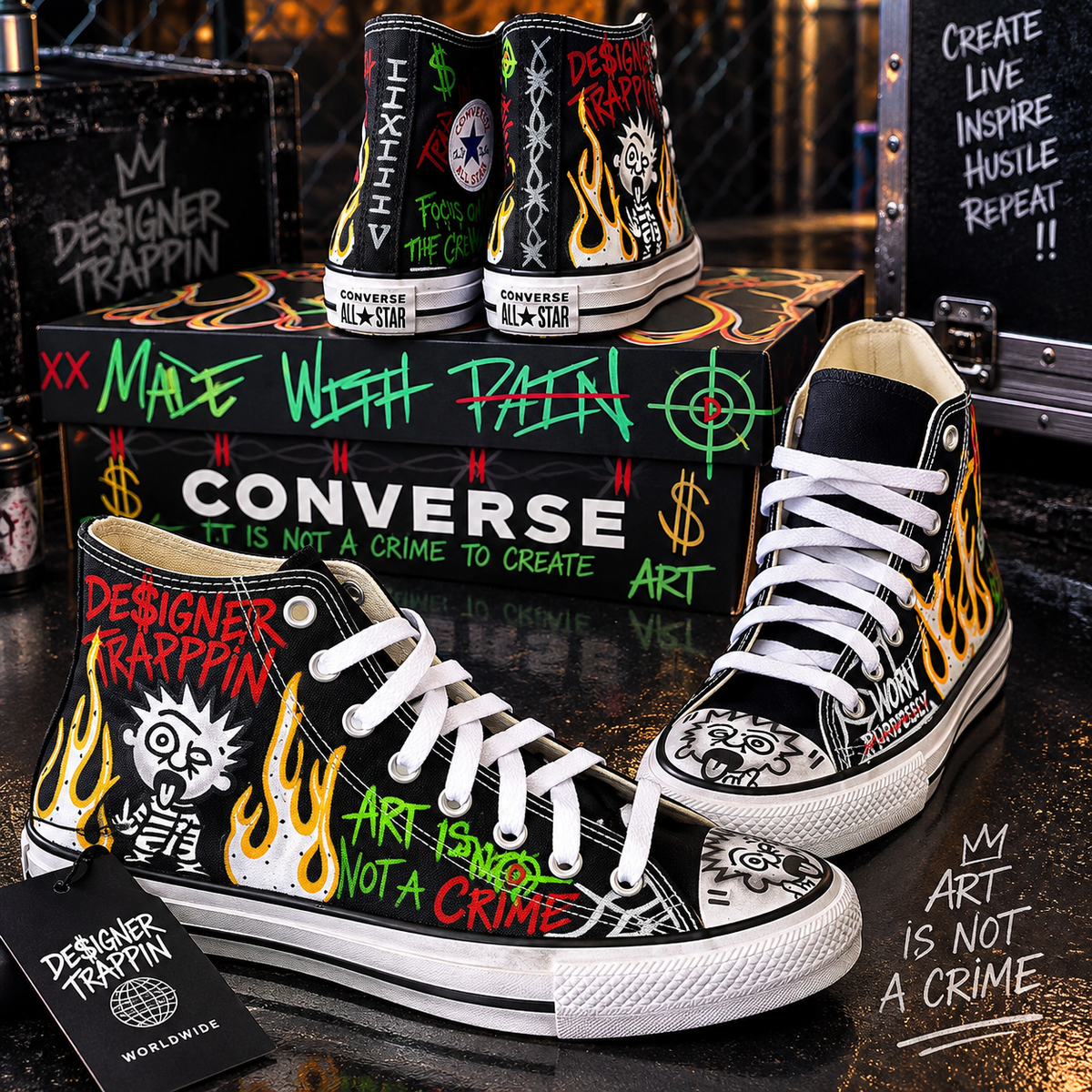 Designer Trappin Worldwide Fully Customize Shoes Main image
