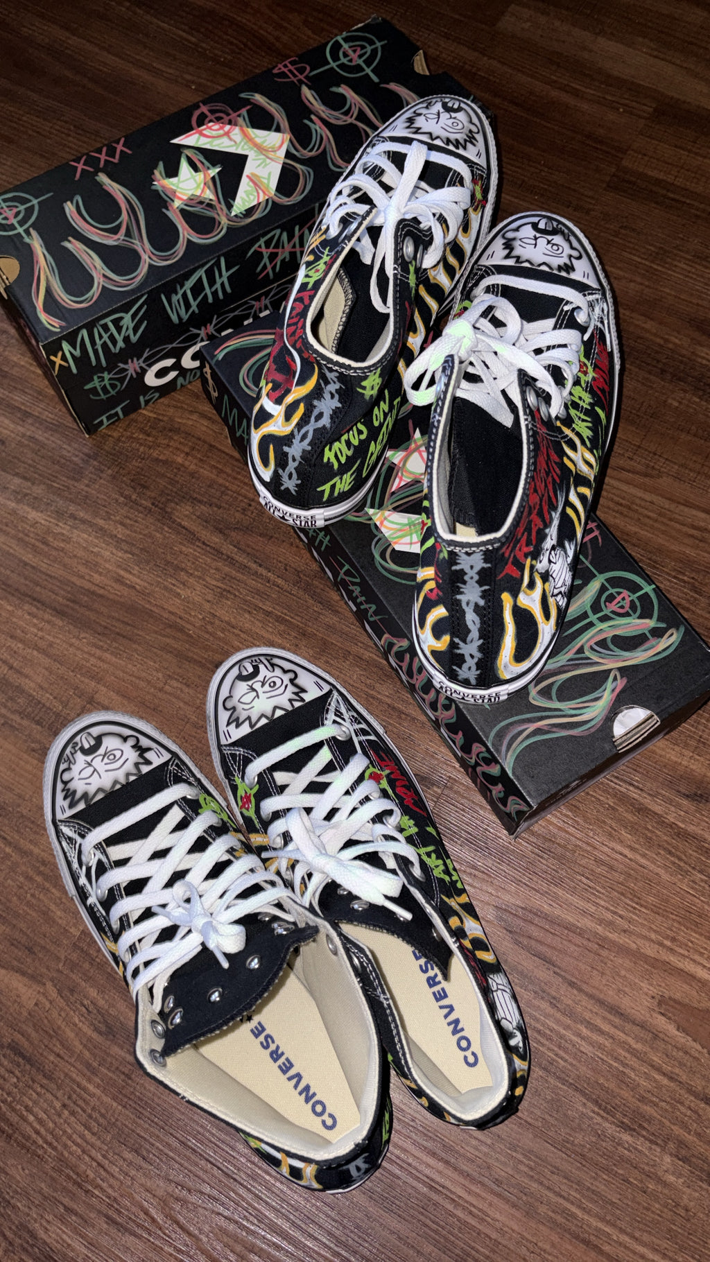 Designer Trappin Worldwide Fully Customize Shoes