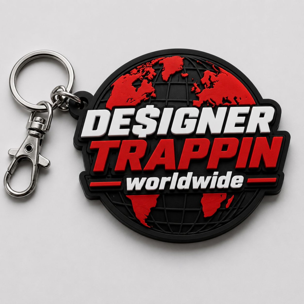 Designer Trappin Worldwide Keychain