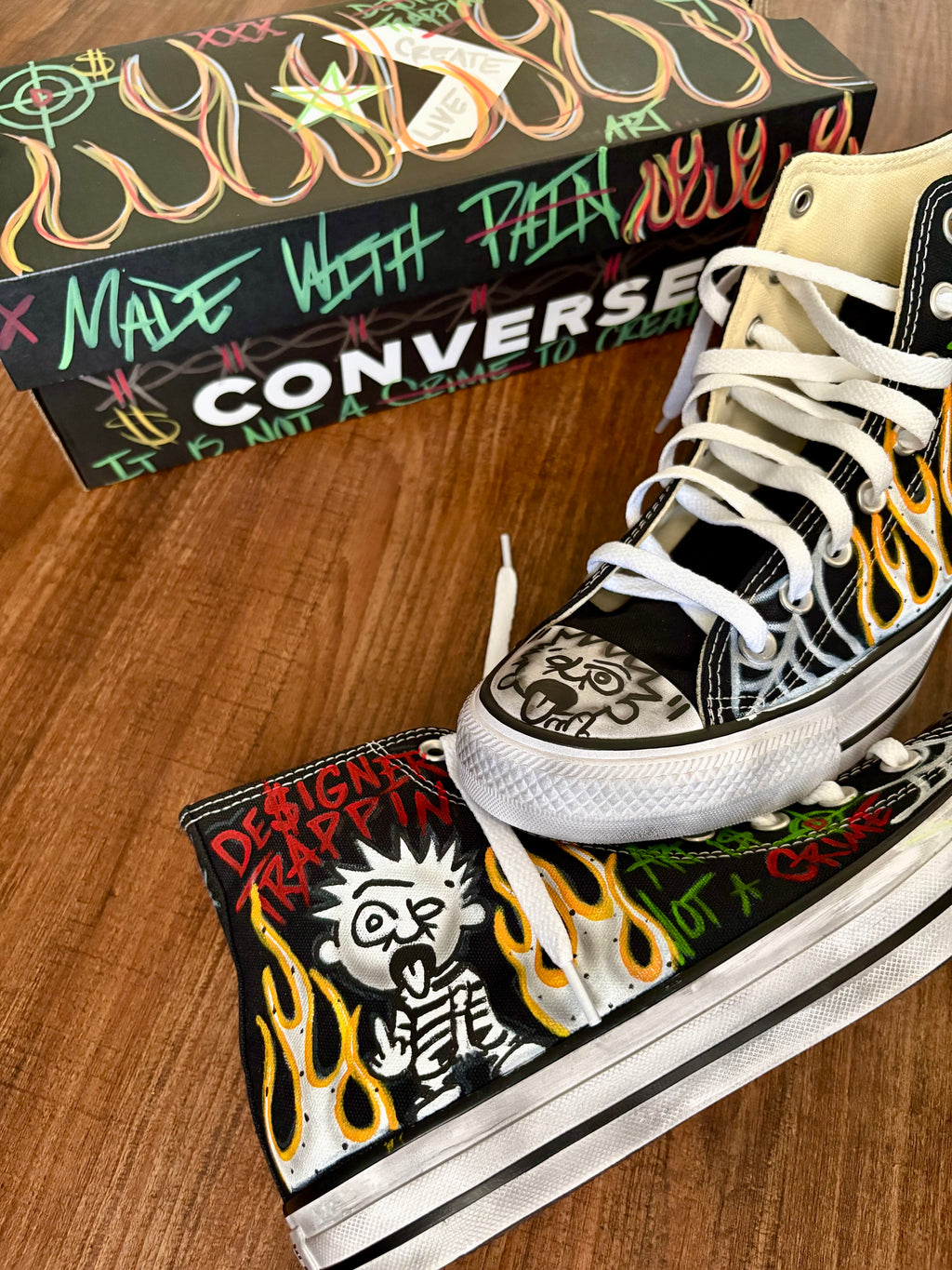 Designer Trappin Worldwide Fully Customize Shoes